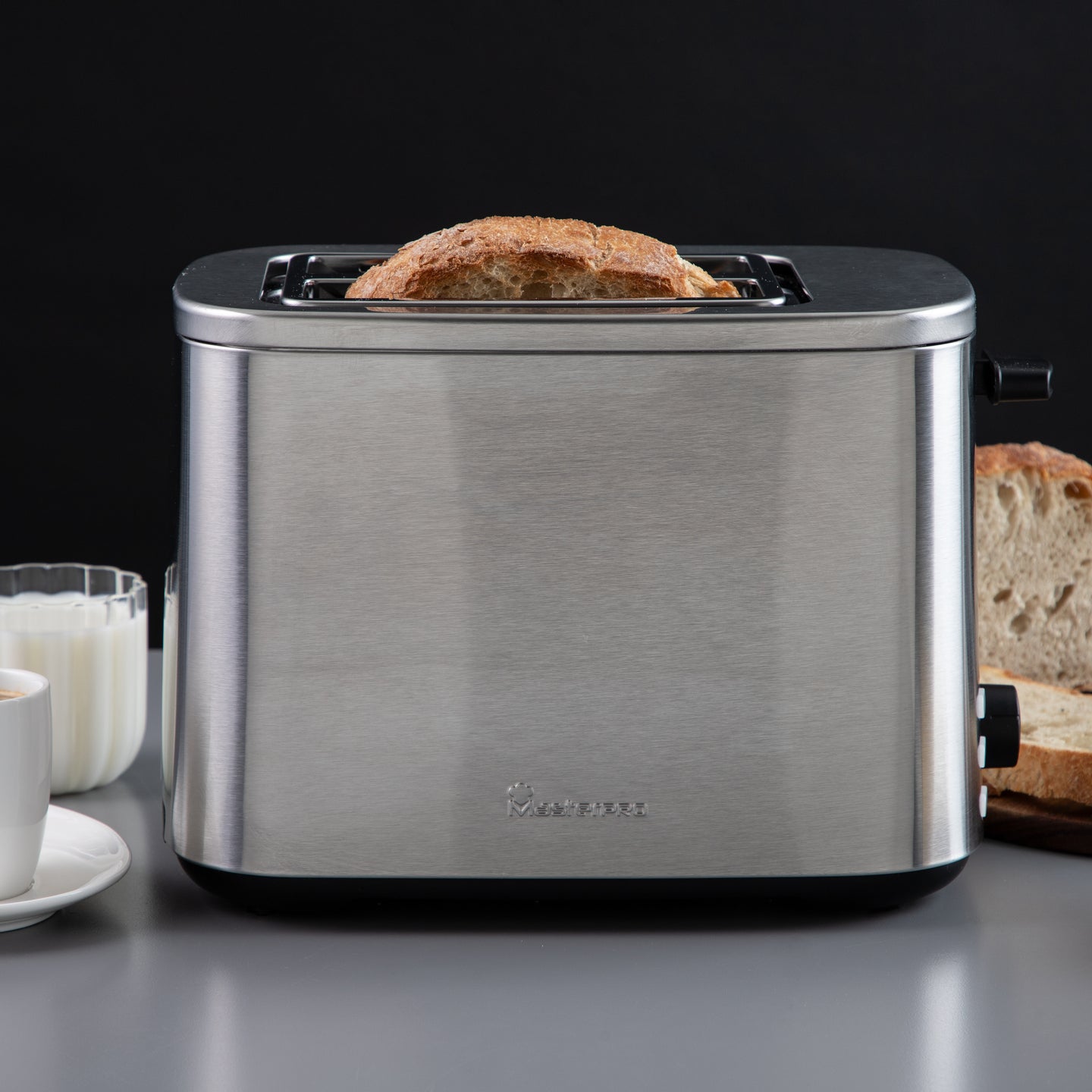 Tostadora MasterPRO 2 ranuras acero inoxidable (6)